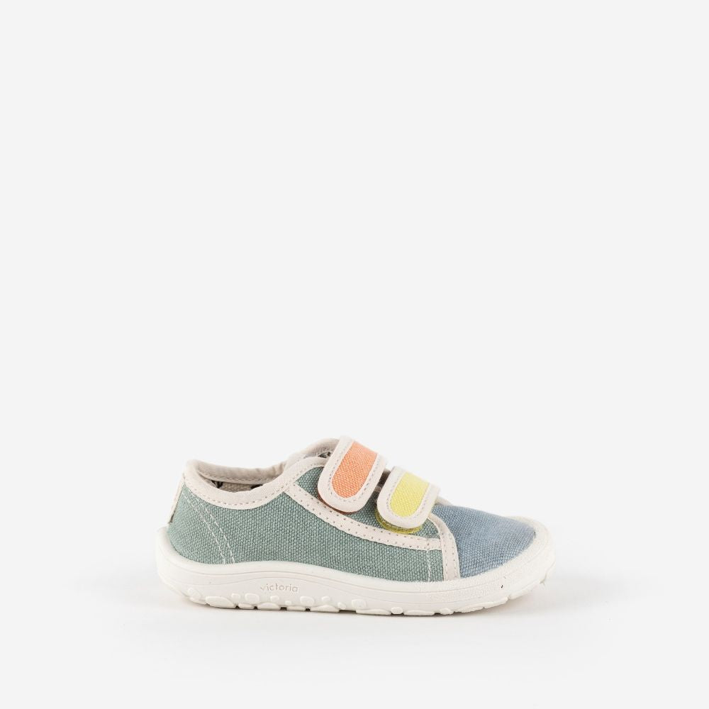 Ténis de lona BOSCO MULTICOLOR Azul - Victoria Shoes