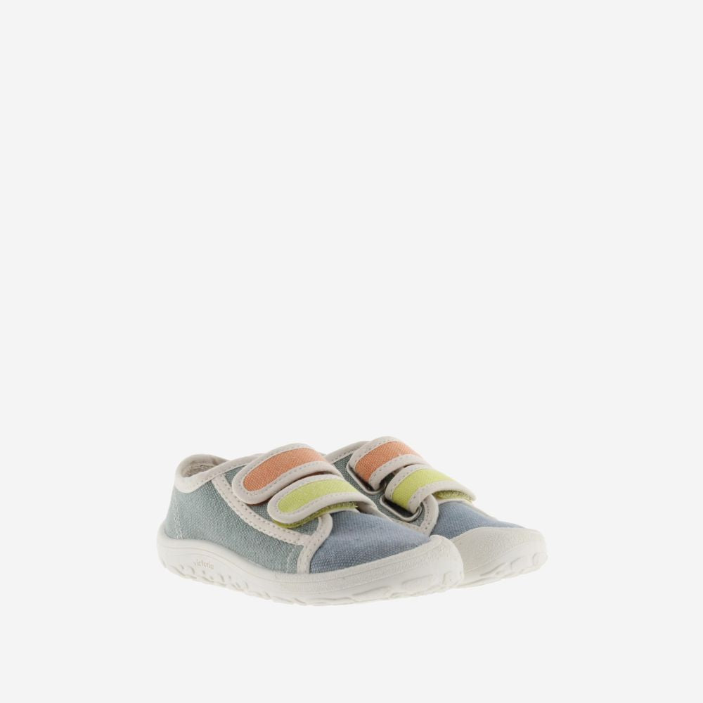 Ténis de lona BOSCO MULTICOLOR Azul - Victoria Shoes