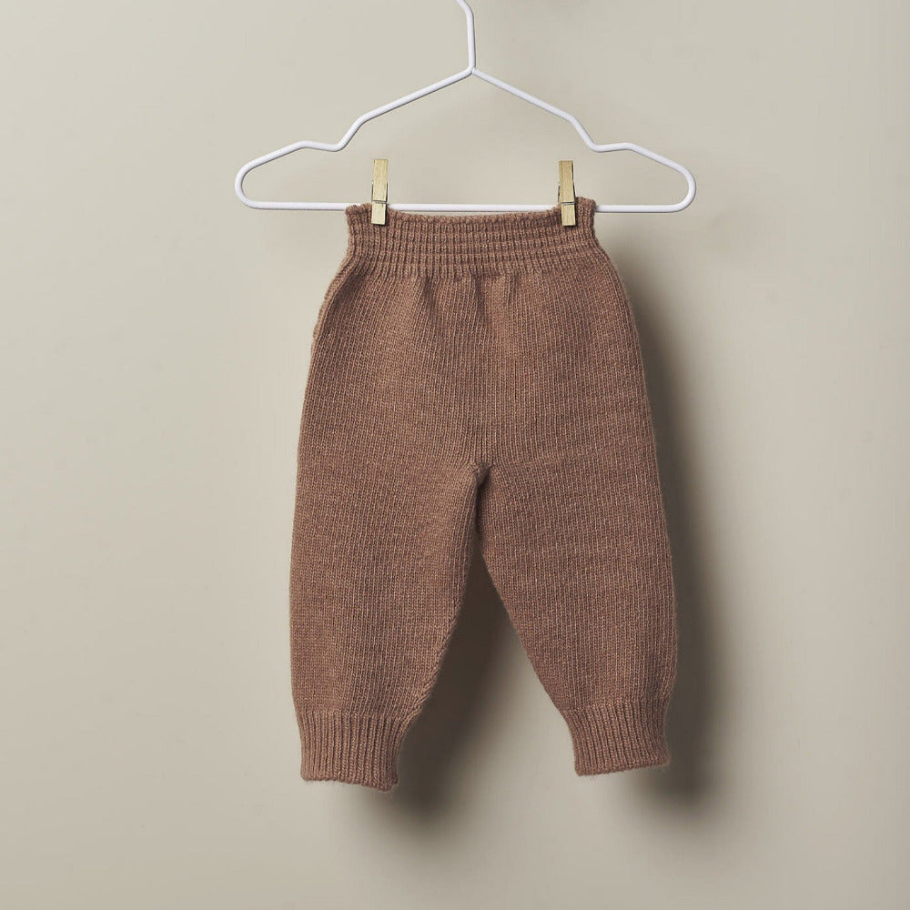 Conjunto de camisola e calça tricotadas em lã merino e caxemira | HAPPY TIME IN WINTER - Wedoble