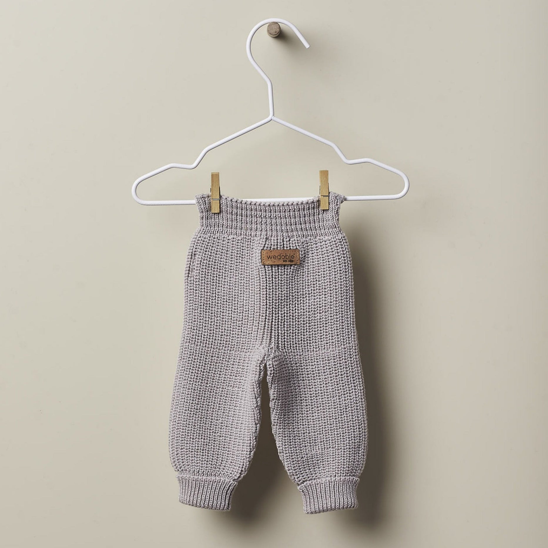 Conjunto camisola com riscas coloridas e calças tricotadas em malha de lã merino | LITTLE SWEET LOVE