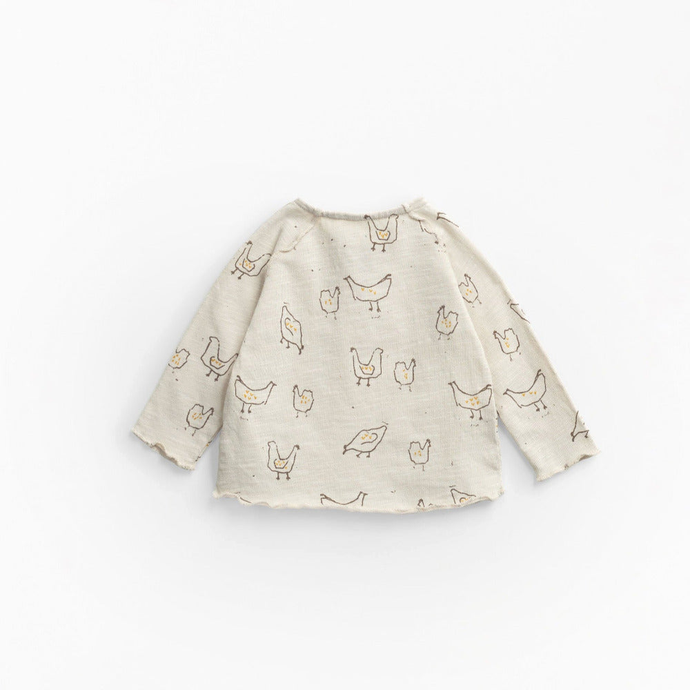 T-shirt com estampado de galinhas - Play Up