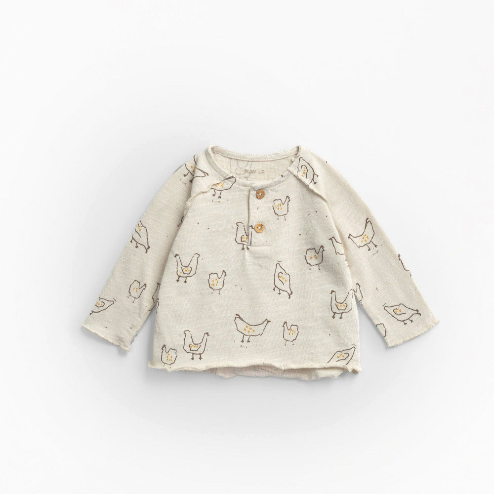 T-shirt com estampado de galinhas - Play Up