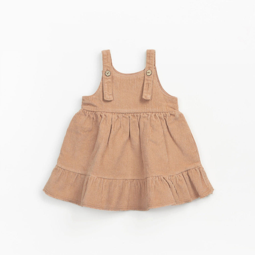 Vestido em bombazine de algodão orgânico - Play Up