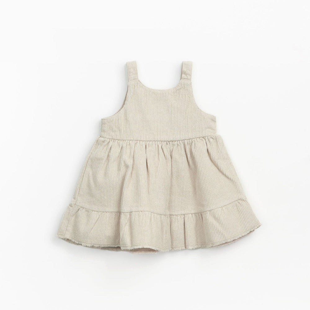 Vestido em bombazine de algodão orgânico - Play Up