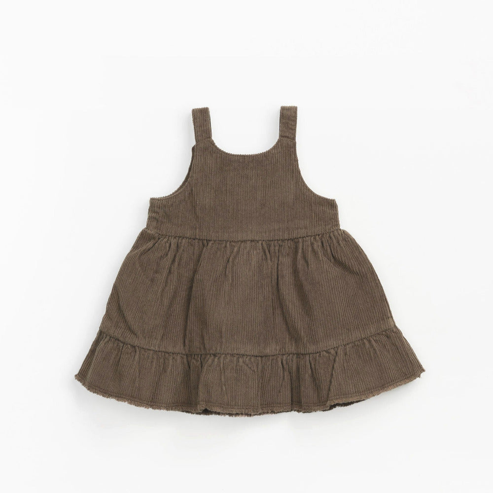 Vestido em bombazine de algodão orgânico - Play Up