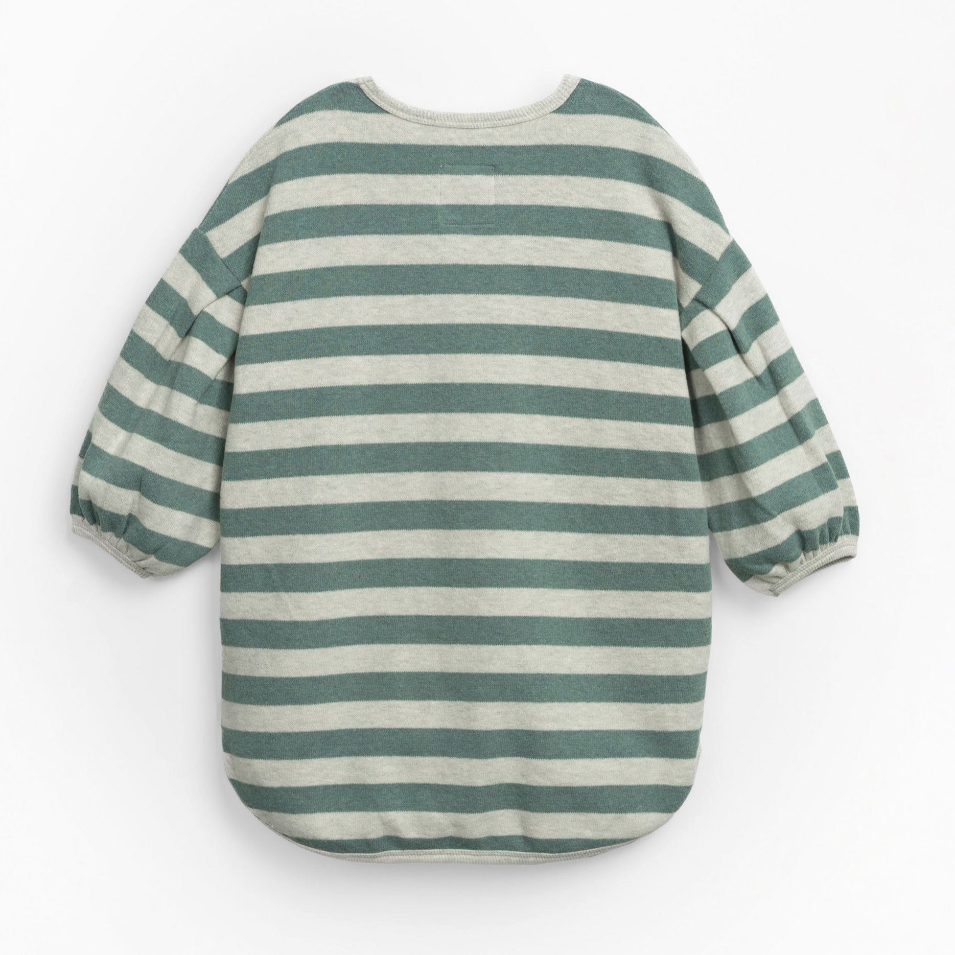 Vestido às riscas em fibras naturais - Play Up