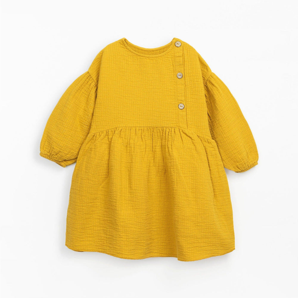 Vestido com abertura de botões no peito - Play Up