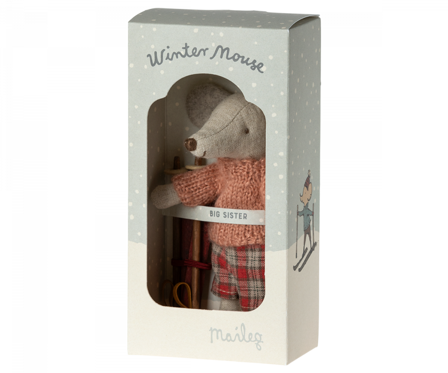 Ratinho de inverno SET SKI, Big sister - Maileg