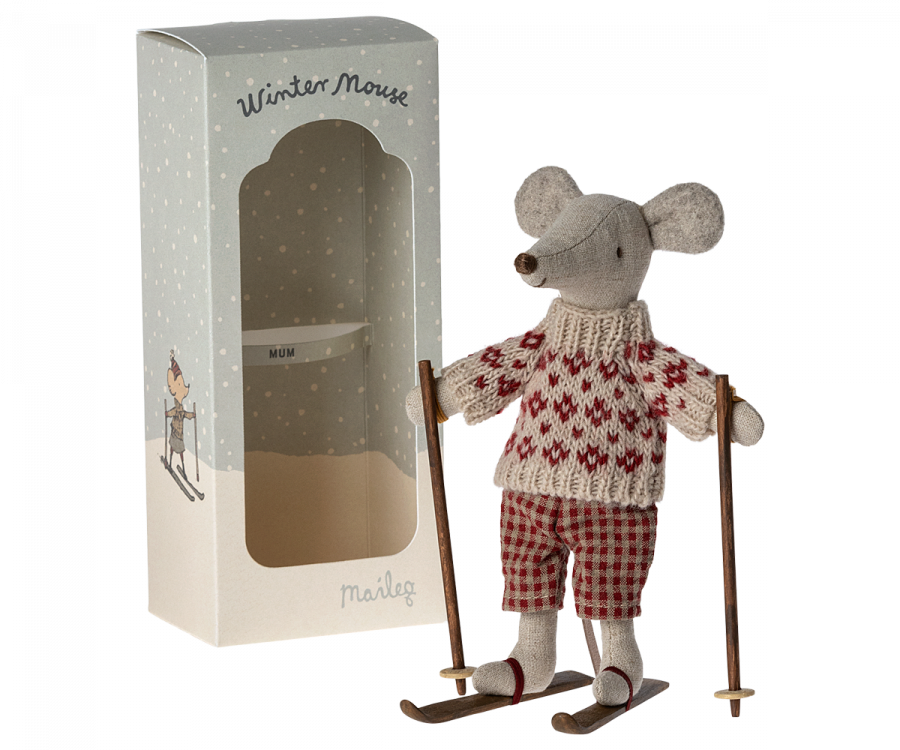 Ratinho de inverno SKI SET, Mum - Maileg