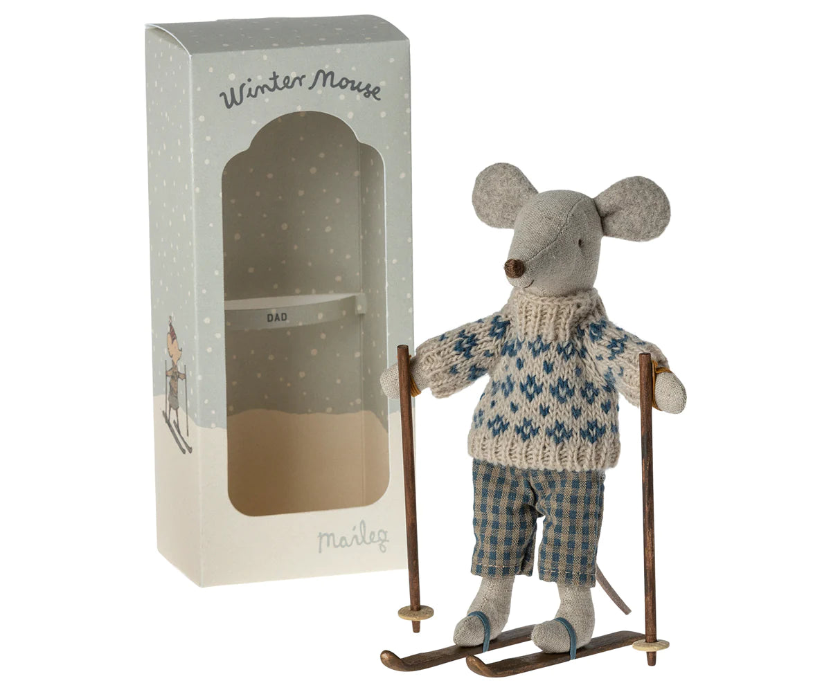 Ratinho de inverno SKI SET, Dad - Maileg