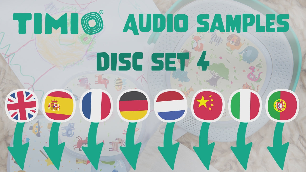 Timio SET 4 de 5 discos - TIMIO