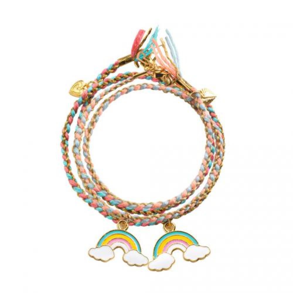 Arco-Íris Kumihimo - Constrói 2 Pulseiras - DJECO