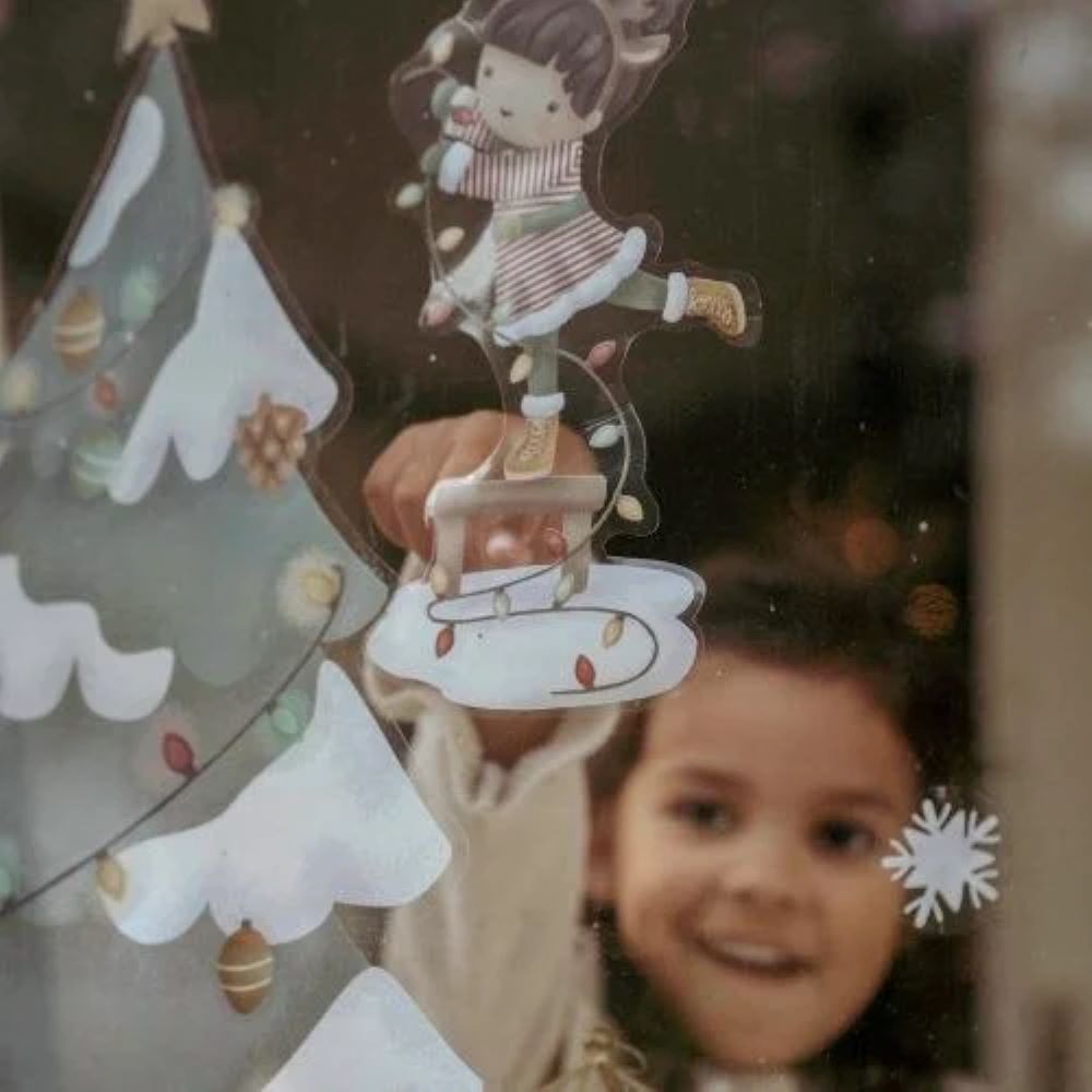 Autocolantes de Janela Árvore de Natal - Xmas - Little Dutch