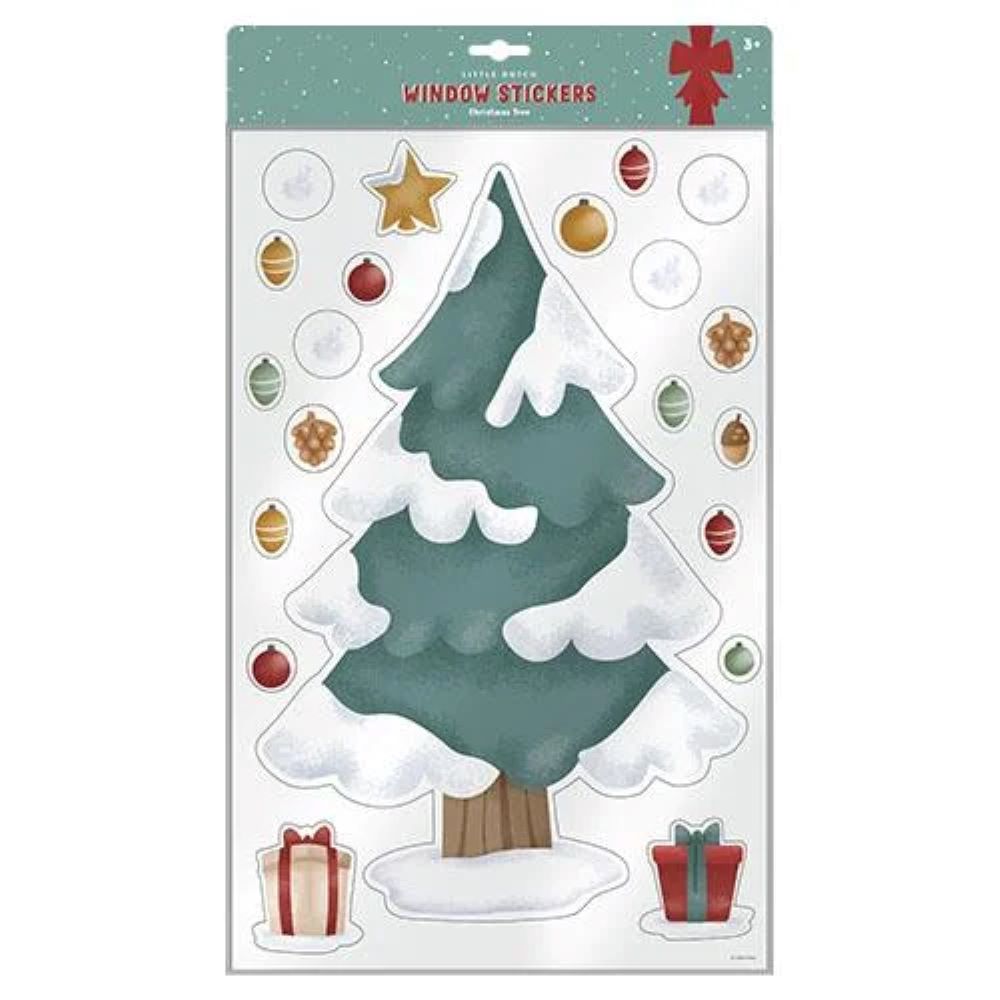 Autocolantes de Janela Árvore de Natal - Xmas - Little Dutch