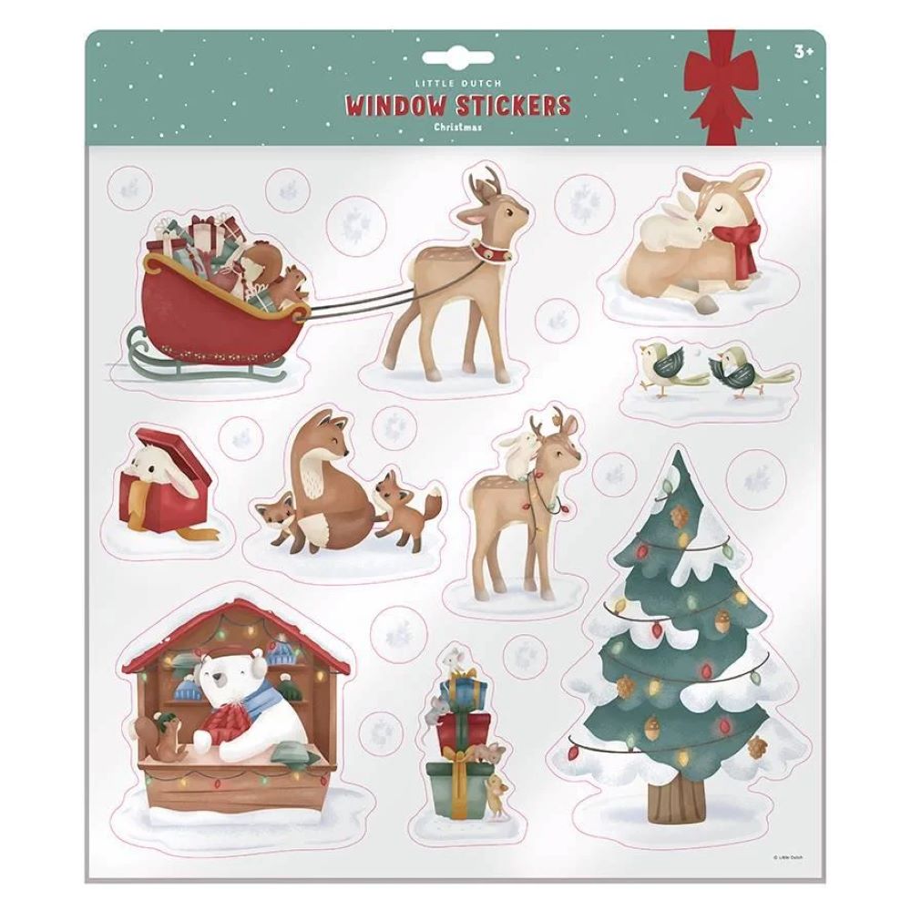 Autocolantes de Janela de Natal - Xmas - Little Dutch
