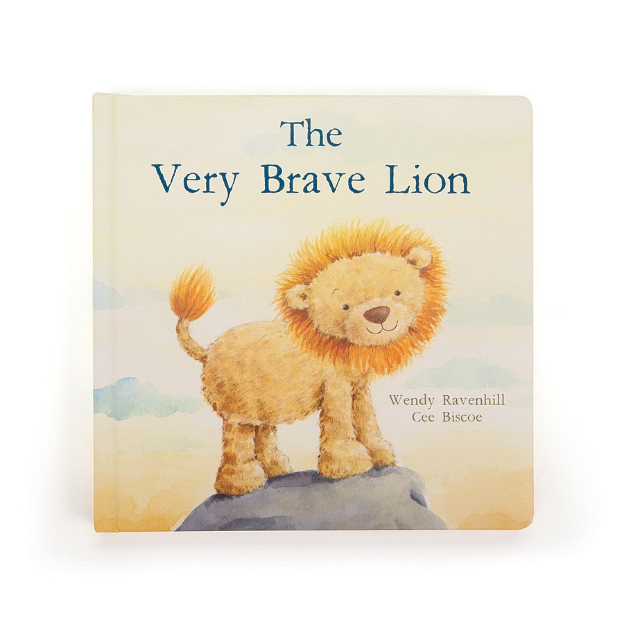 Livro "The Very Brave Lion Book" - JellyCat