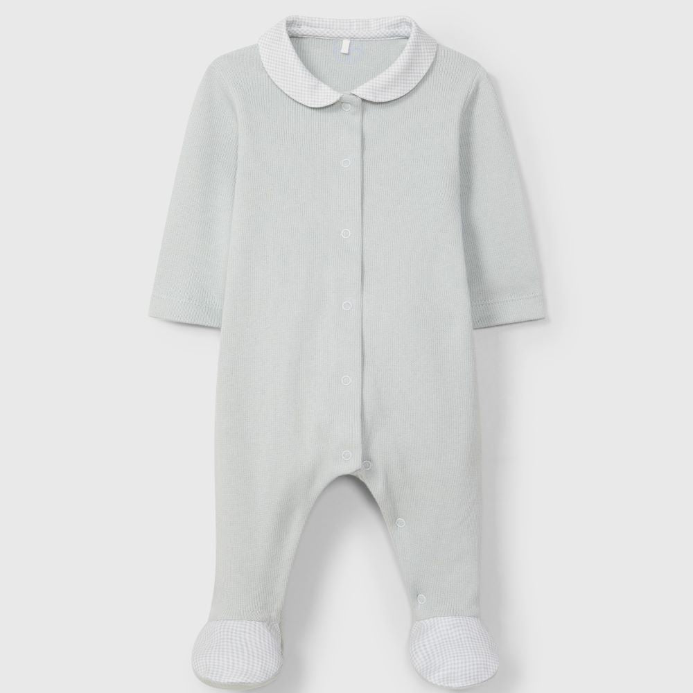 Babygrow em malha canelada - Laranjinha