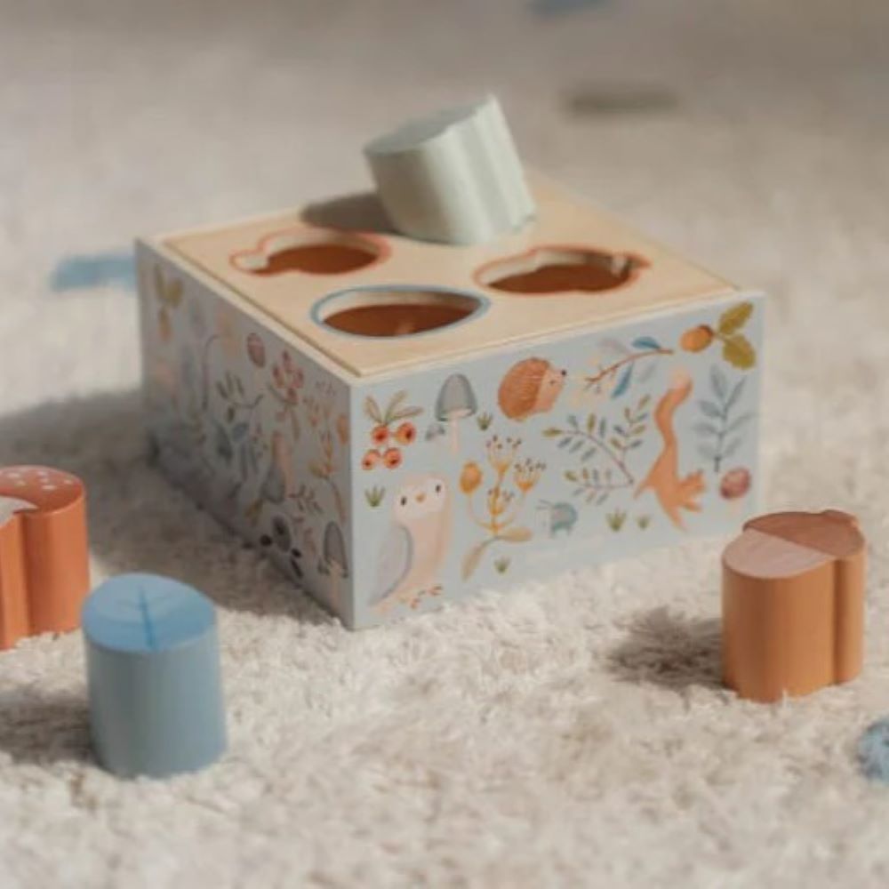 Caixa de Encaixe de Formas – Forest Friends FSC - Little Dutch