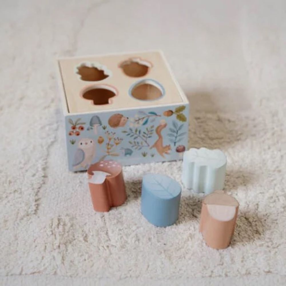 Caixa de Encaixe de Formas – Forest Friends FSC - Little Dutch