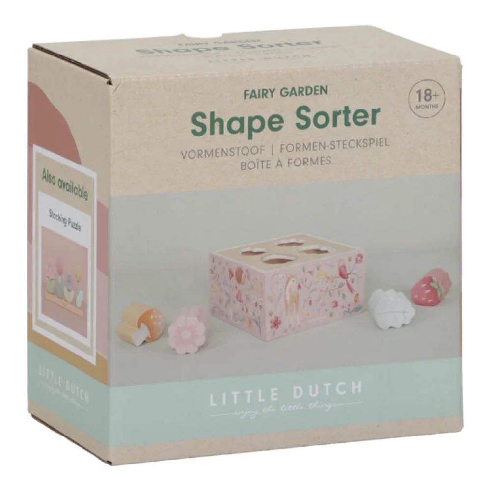 Caixa de Formas de Encaixe - Fairy Garden - Little Dutch