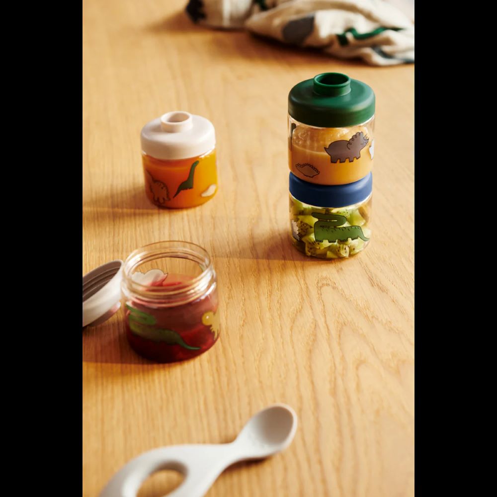 Caixas para guardar comida para bebé DINOS - Liewood