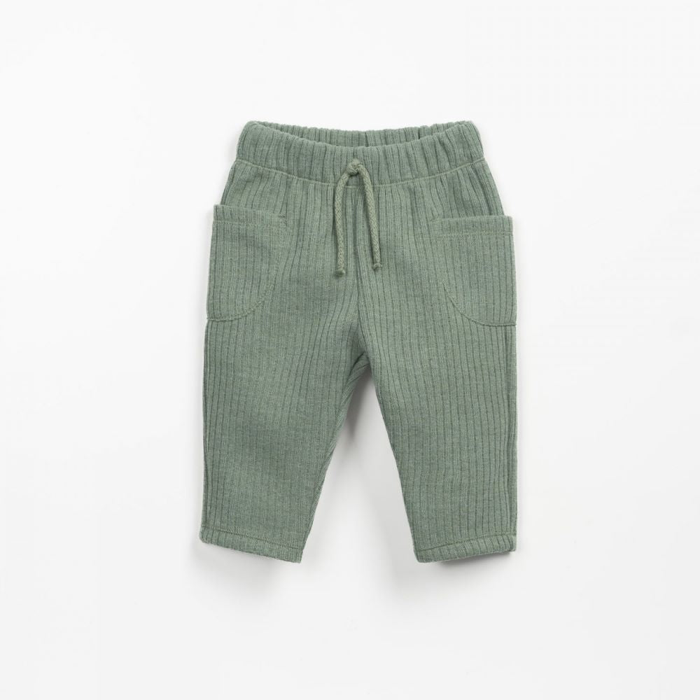 Calça verde com cinto elástico | Wooden Memories - Play Up