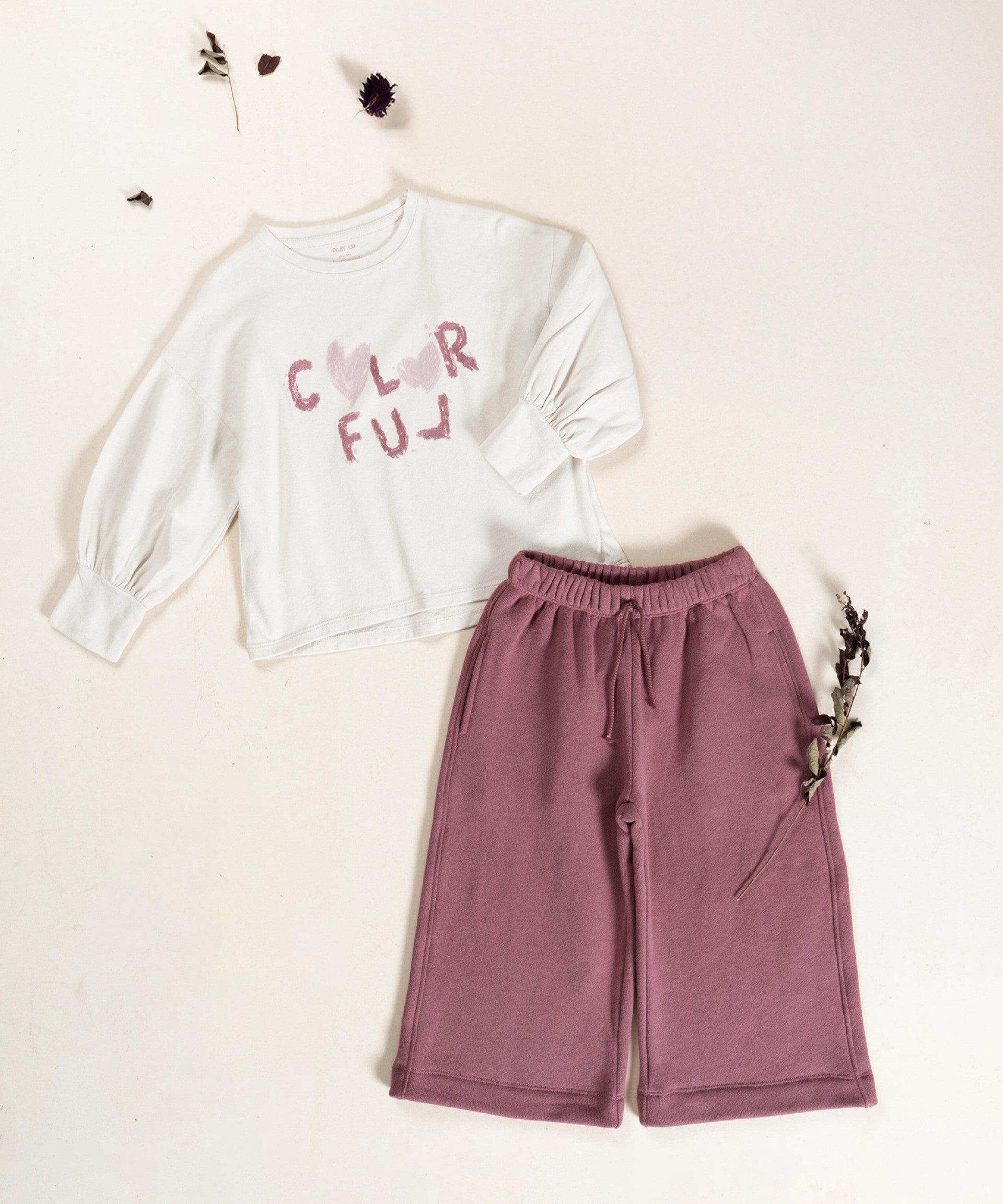 Calça de malha com carda interior - Play Up