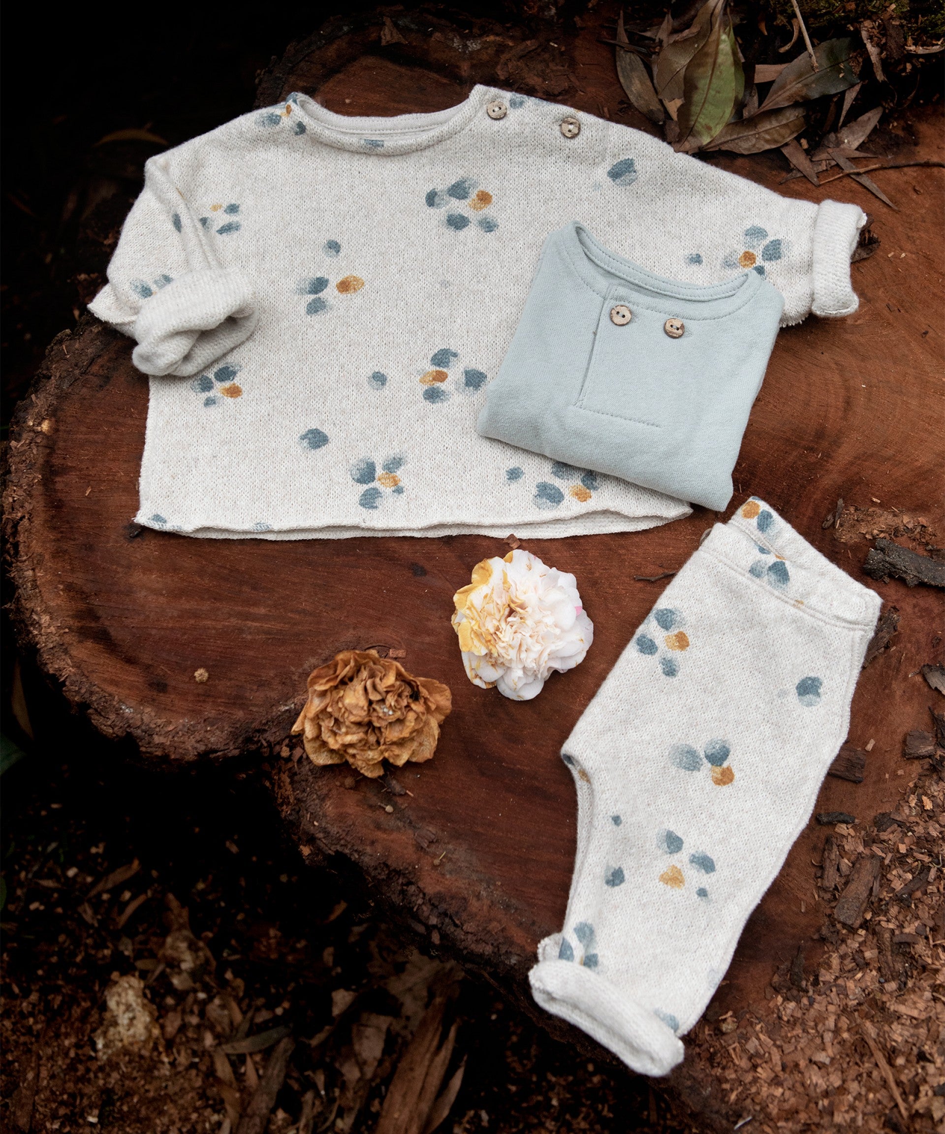 Conjunto camisola e calça floral com fio Re(Play) - Play Up