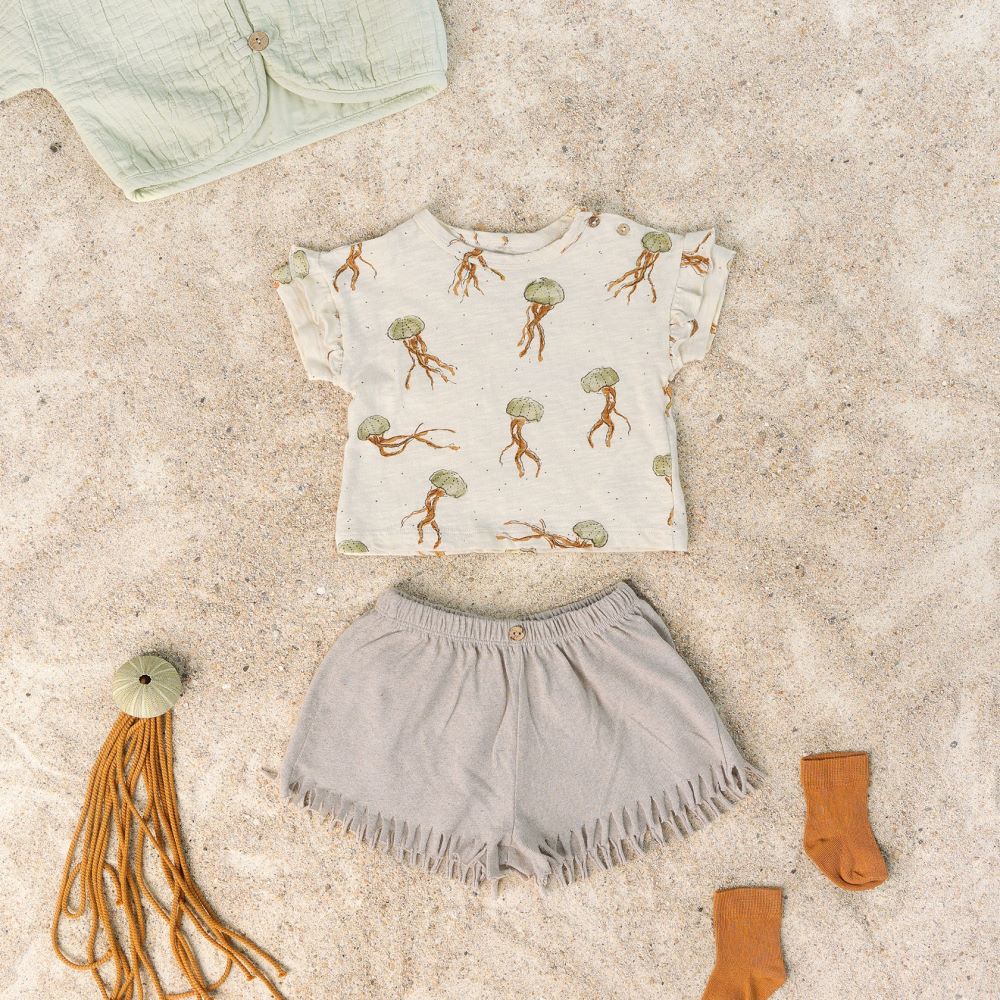 T-shirt com estampado de alforrecas - Play Up