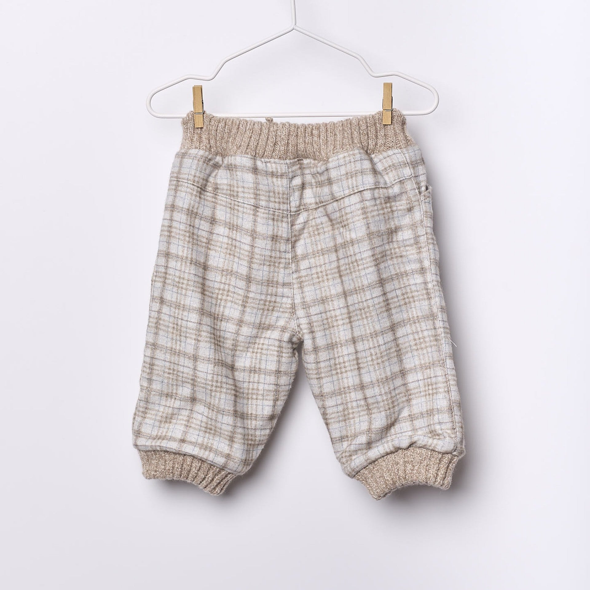 Calças com padrão xadrez tartan | LITTLE TEDDY BEAR - Wedoble