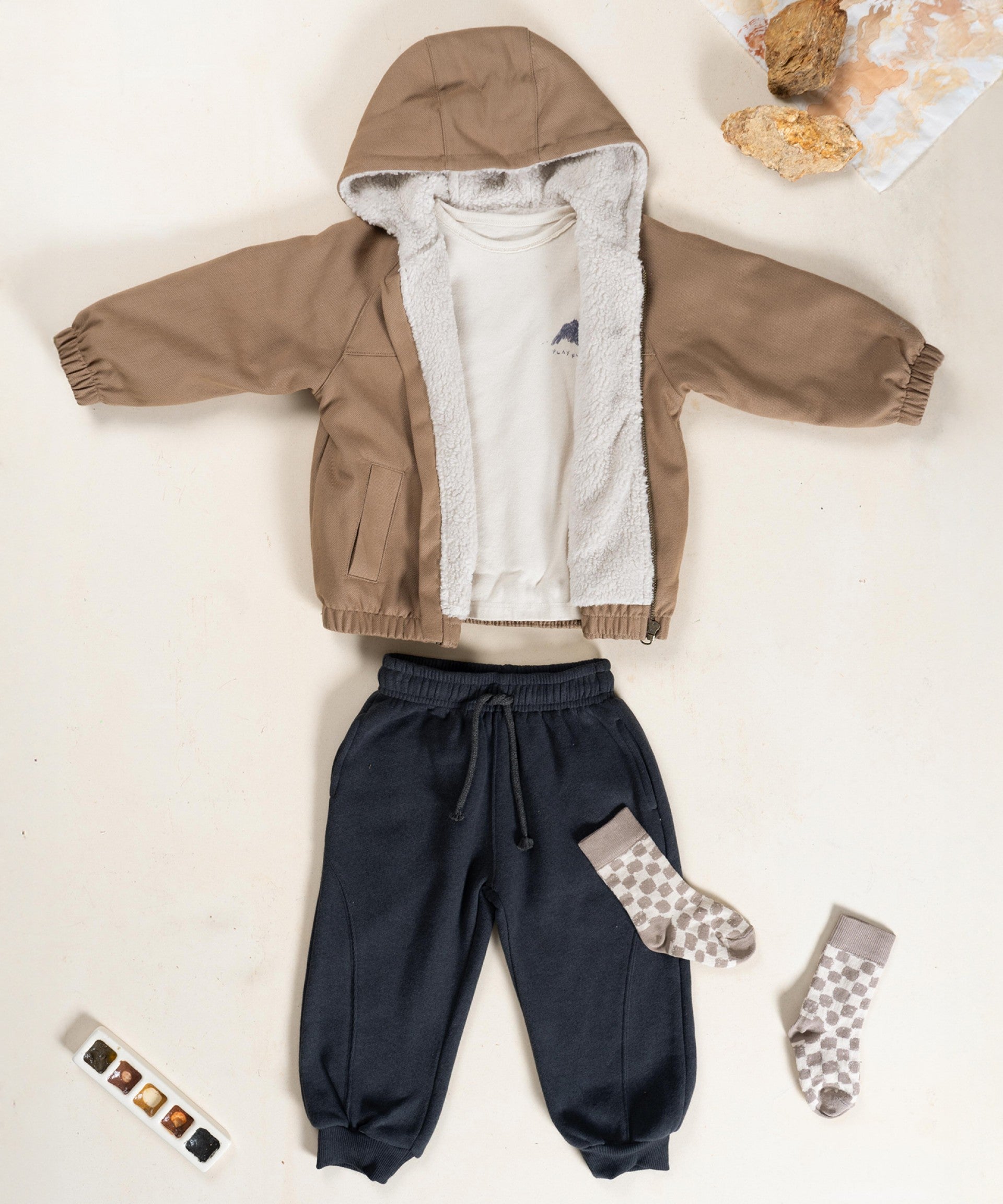 Calças de malha com bolsos - Play Up