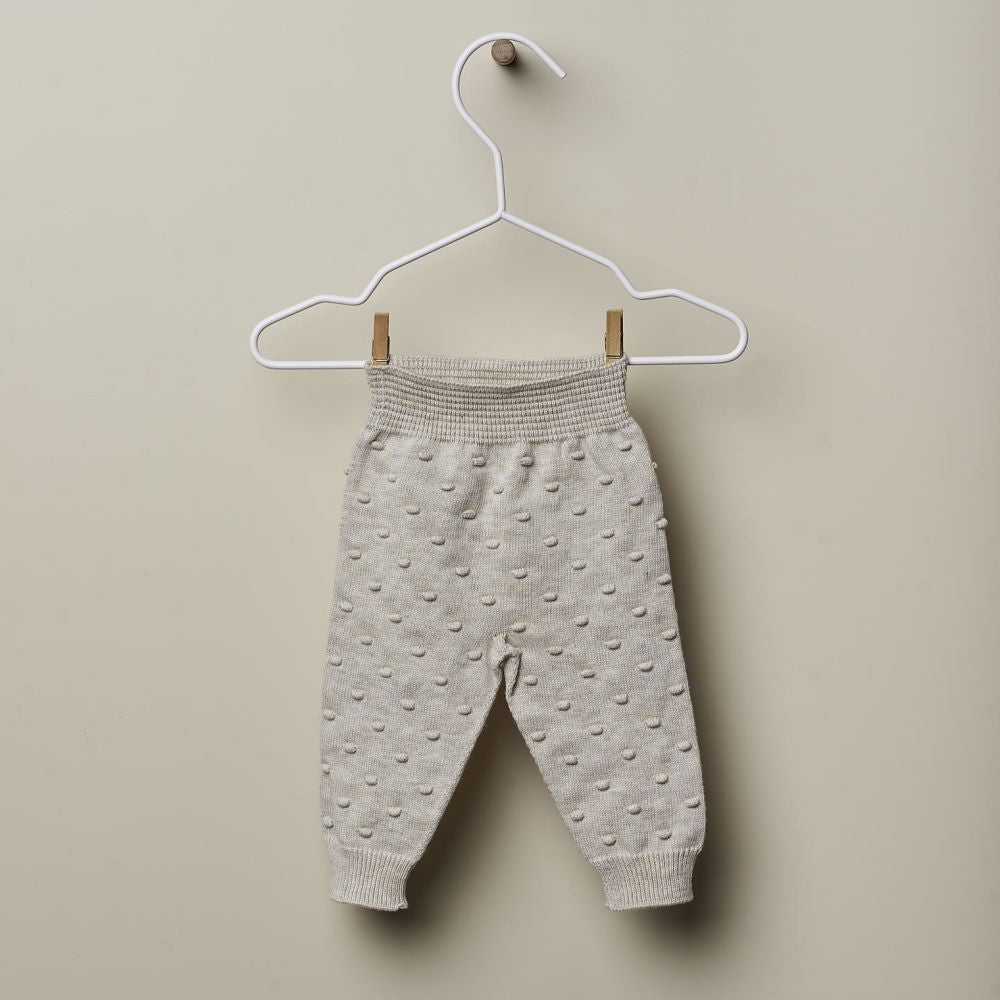 Conjunto camisola e calça tricotada em algodão | SUMMER AND HAPPINESS - Wedoble