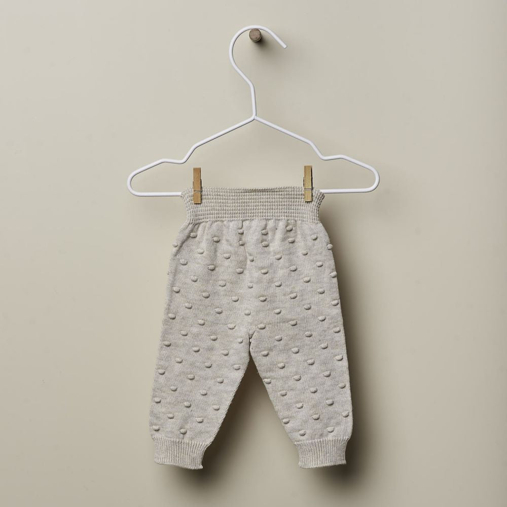 Conjunto camisola e calça tricotada em algodão | SUMMER AND HAPPINESS - Wedoble