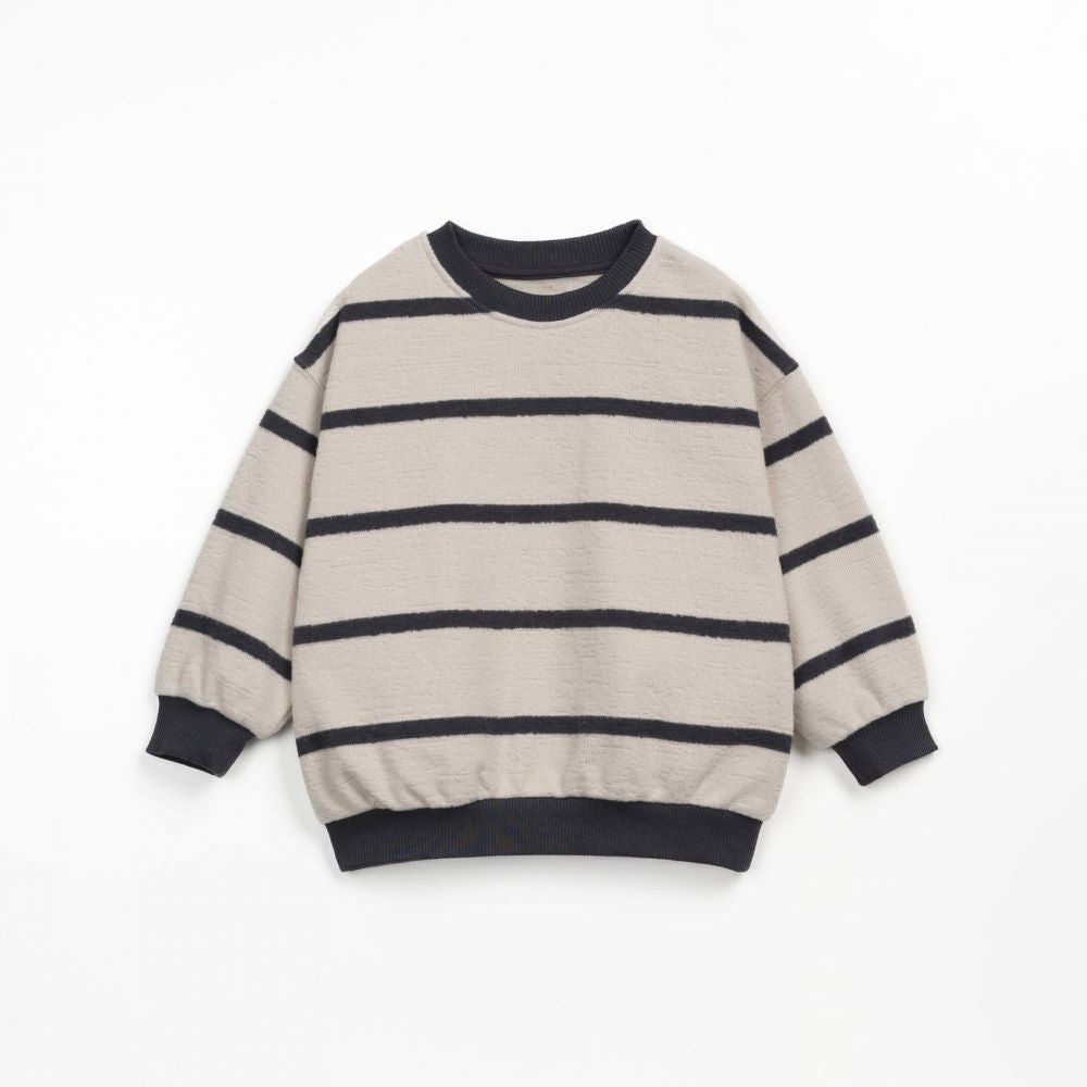 Camisola às riscas com carda anterior | Wooden Memories - Play Up