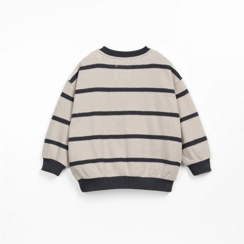Camisola às riscas com carda anterior | Wooden Memories - Play Up