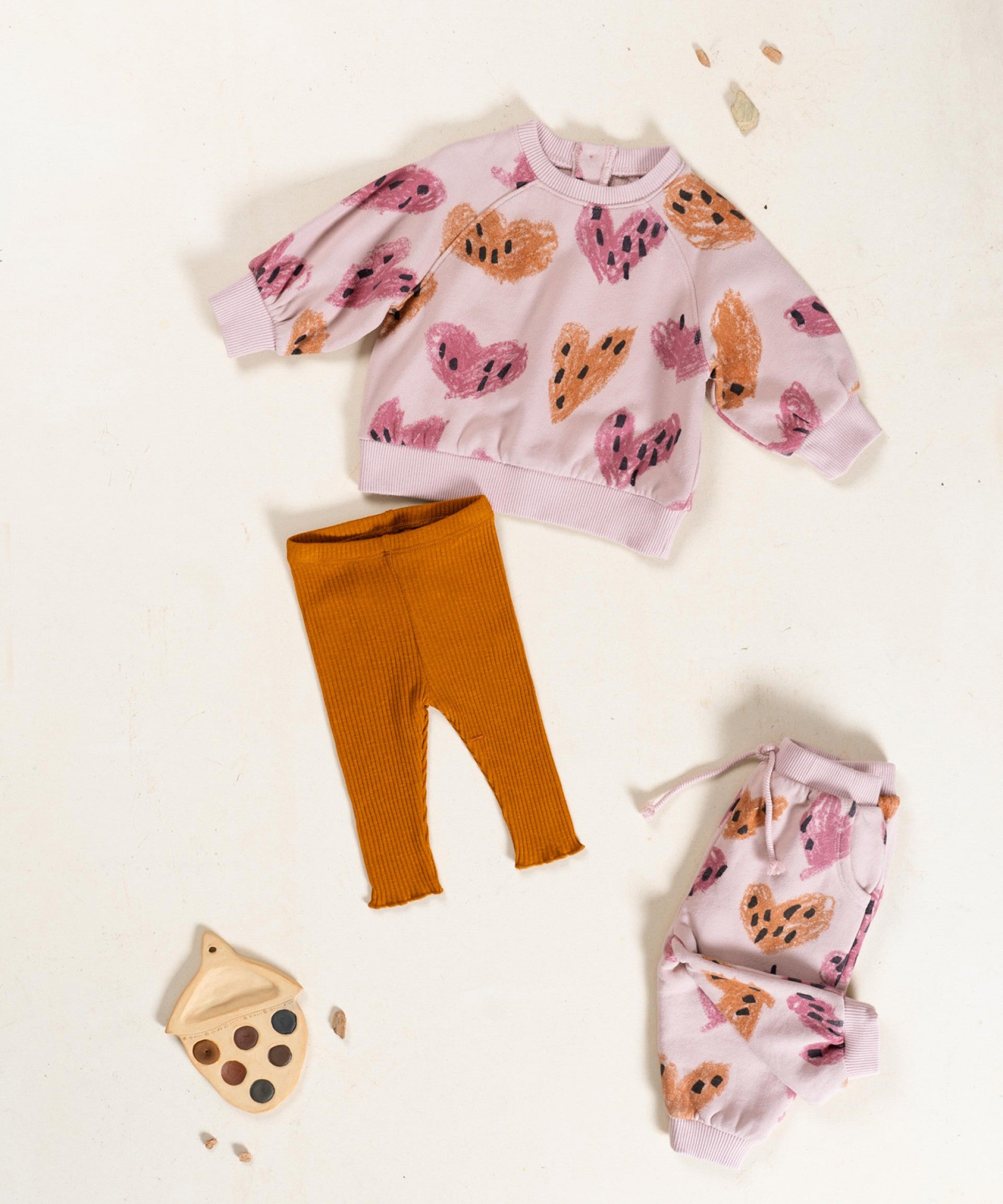 Camisola com estampado de corações - Play up
