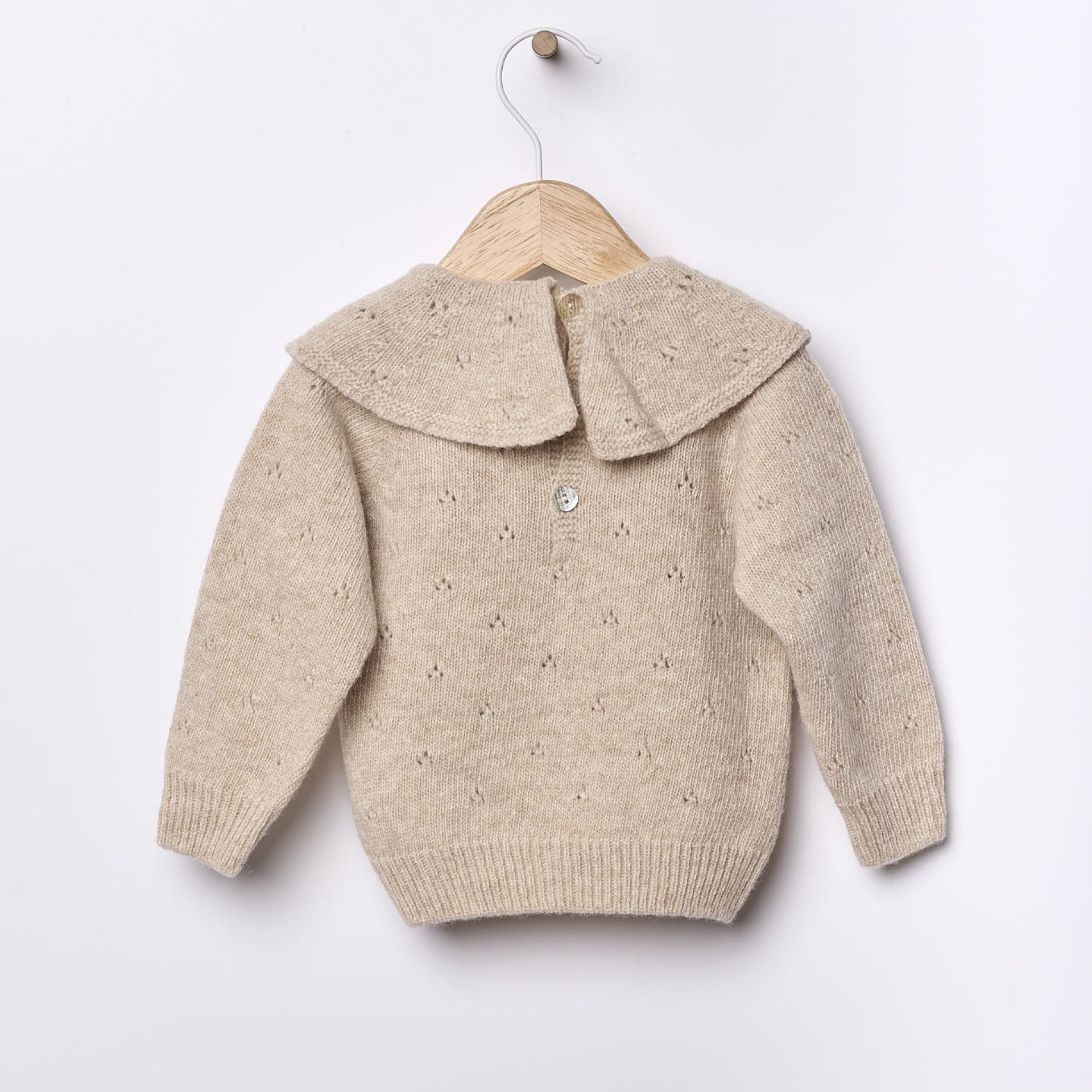 Camisola tricotada em lã merino | HAPPY GIRL - Wedoble