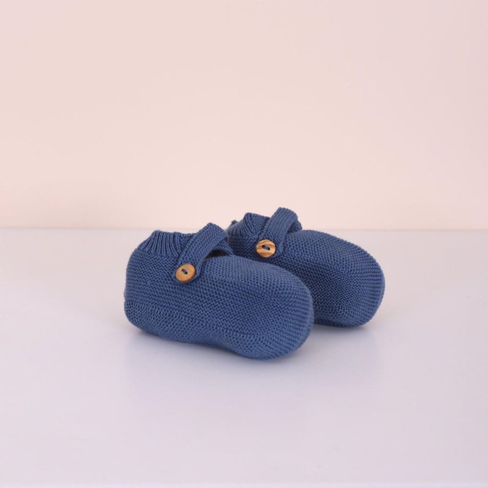 Carapins sabrina tricotados em algodão | NAVY - Wedoble