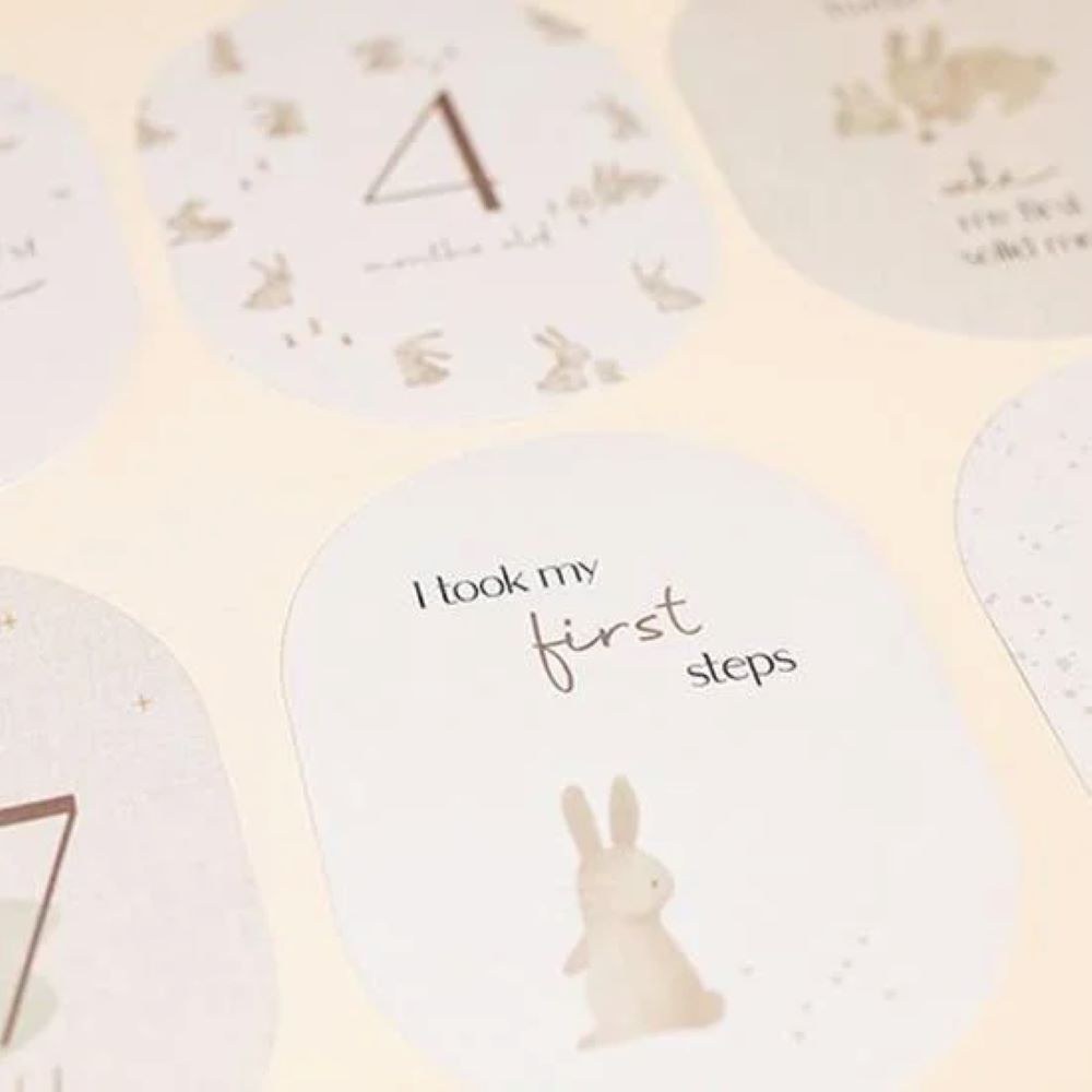 Cartões de Crescimento Baby Bunny FSC - Little Dutch