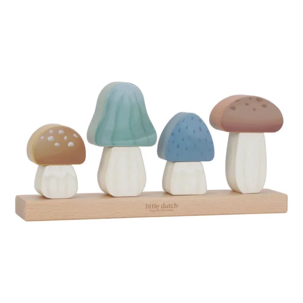 Cogumelos de Empilhar – Forest Friends FSC - Little Dutch