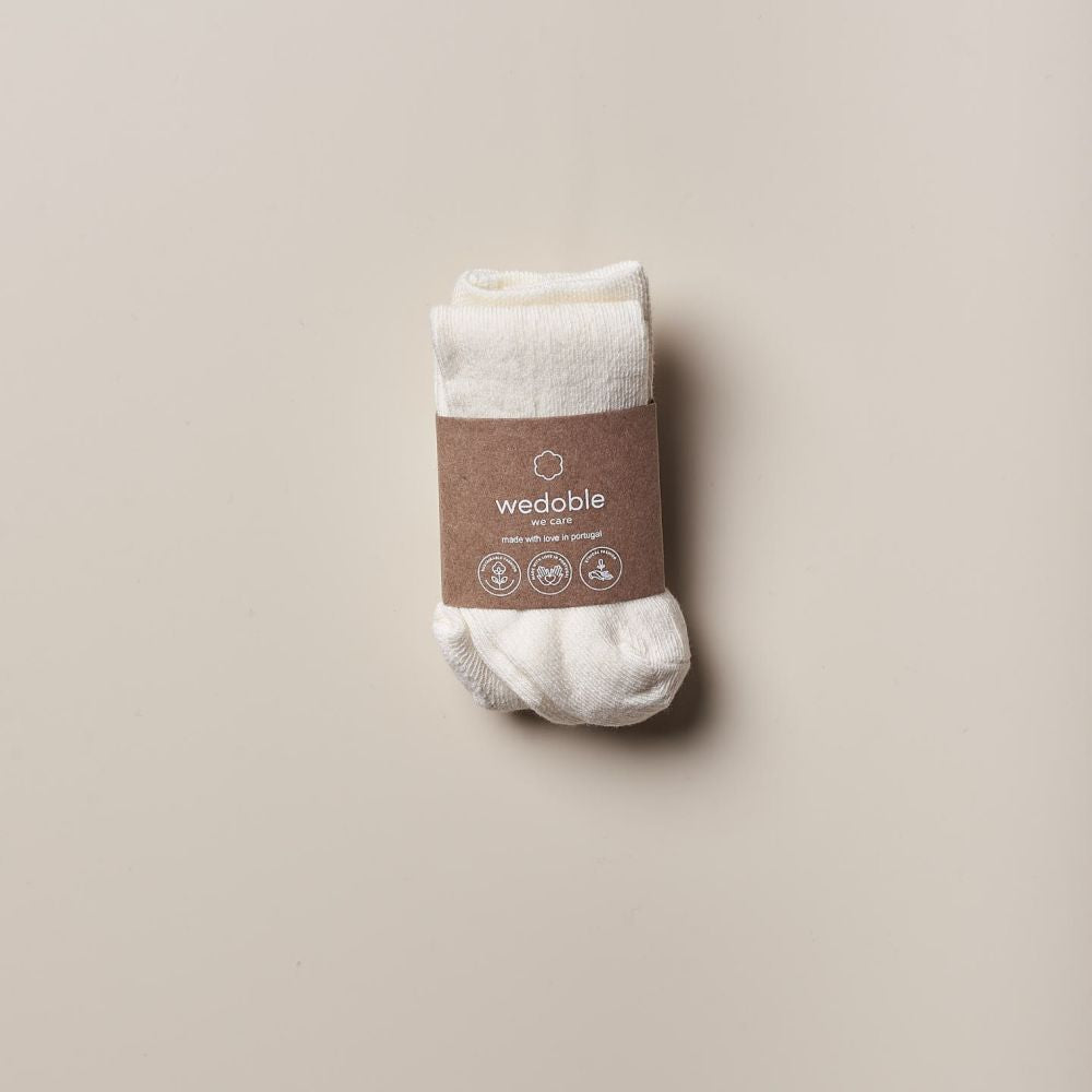 Collants de malha lisa para bebé | WINTER STORIES - Wedoble