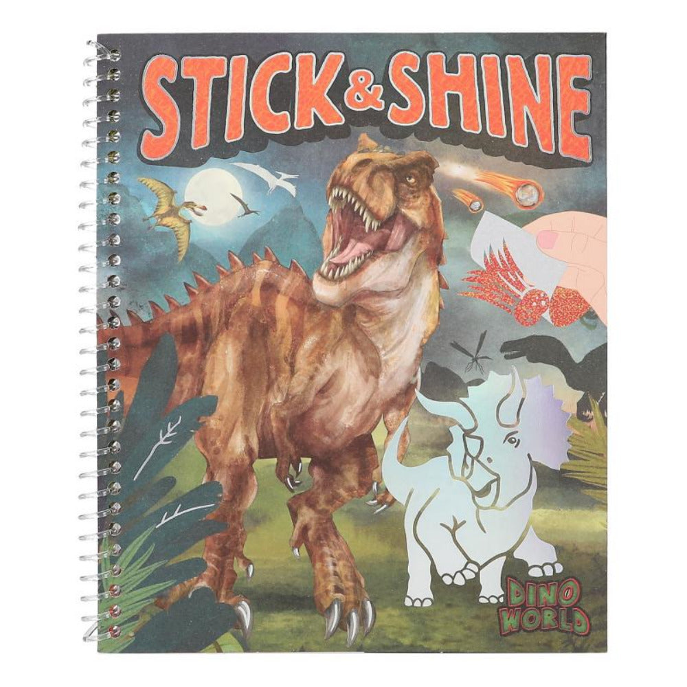 Colouring Book Stick & Shine - DinoWorld