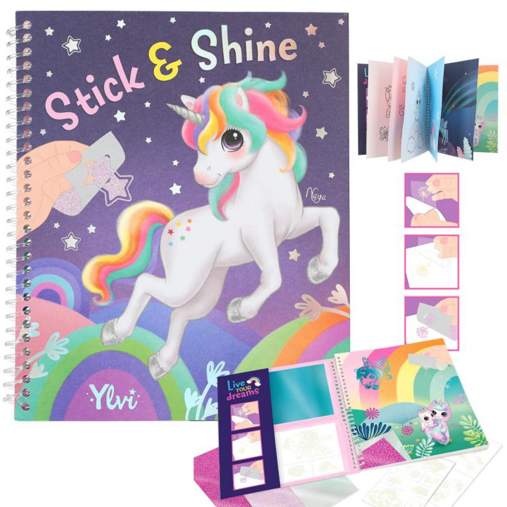 Colouring Book Stick & Shine - Ylvi