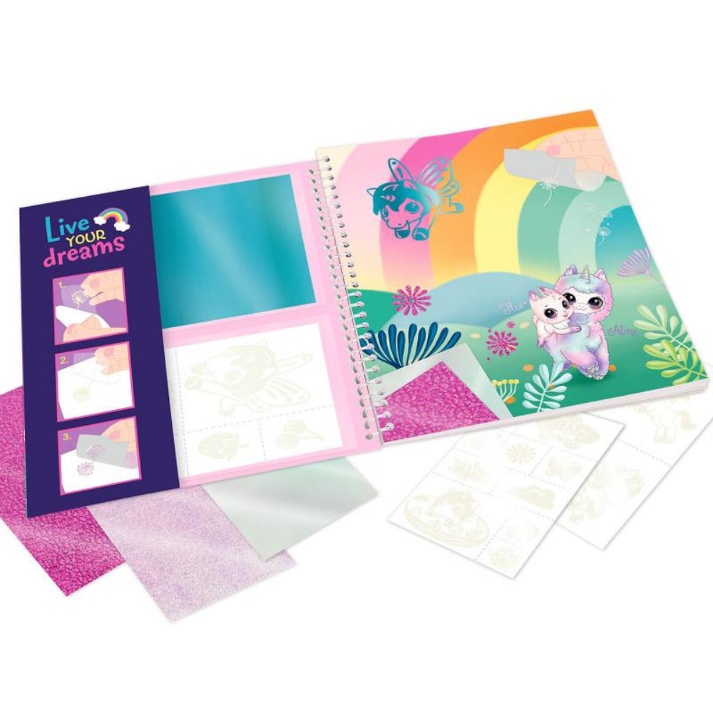 Colouring Book Stick & Shine - Ylvi