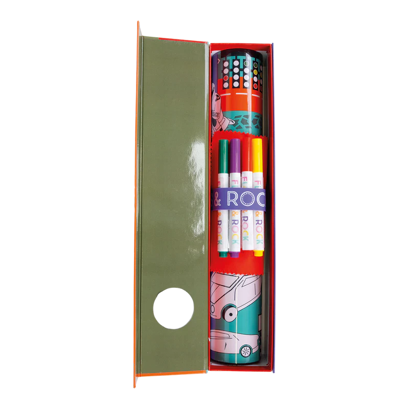 Tapete de Atividades “Colouring Fun&Games” – Carros - Floss&Rock