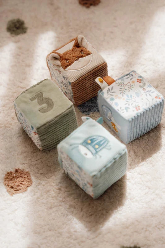 Cubos Fofinhos de Actividades – Set de 4 – Forest Friends - Little Dutch