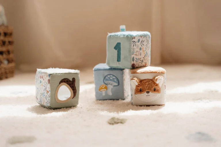 Cubos Fofinhos de Actividades – Set de 4 – Forest Friends - Little Dutch