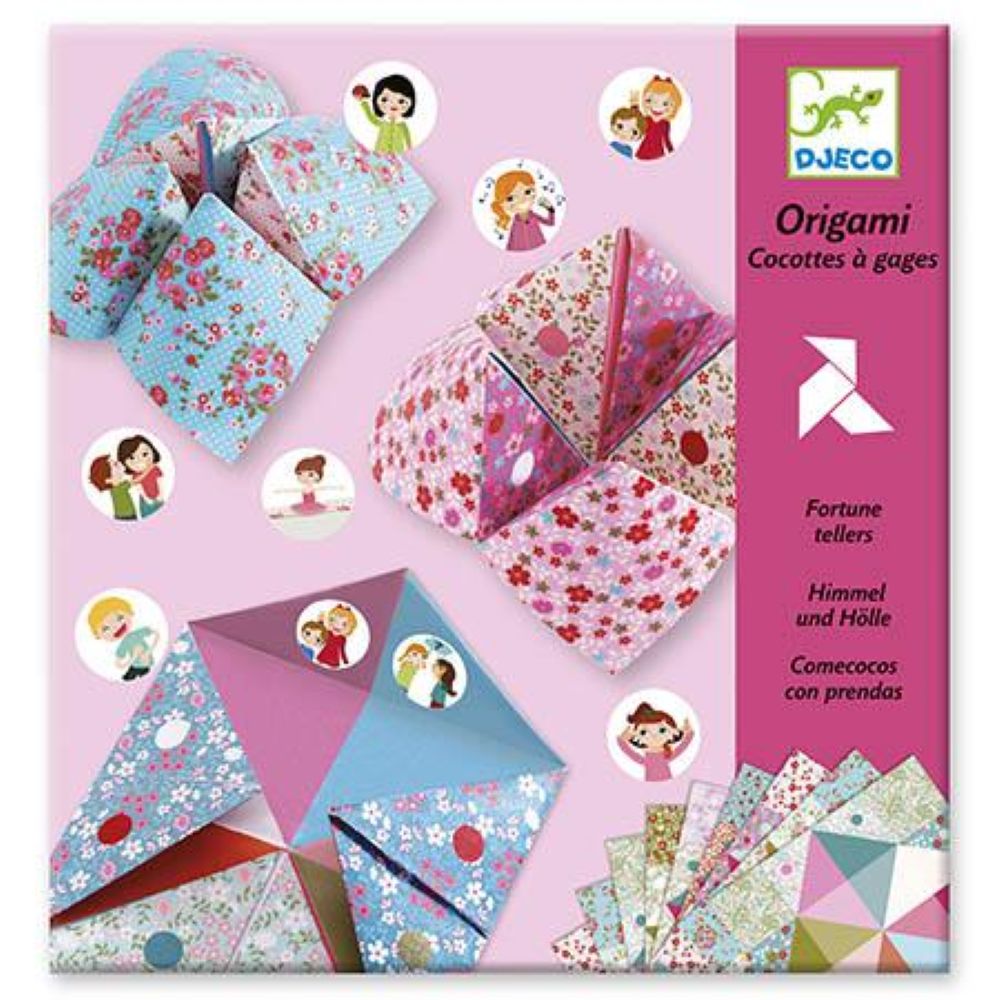 Quantos-Queres - Origami c/ Autocolantes - Djeco