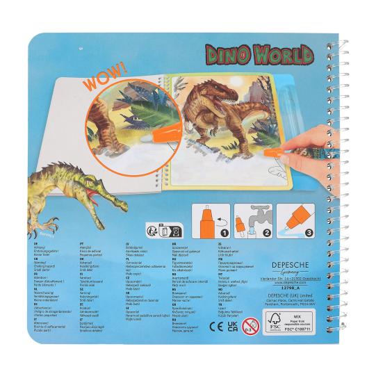 Pintura Mágica dos Dinossauros - Dino World