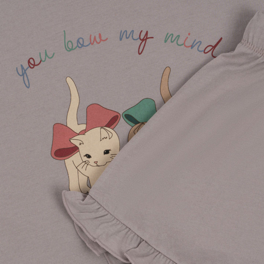 Conjunto T-shirt e Calção Kitty - Konges Slojd